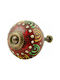 Synchronia Antique Knob Furniture made of Ceramic Anticet - Bordeaux Ceramic D40mm NADK121 1pcs