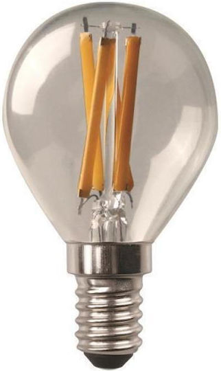 Eurolamp LED Bulb 4.5W 78mm for E14 Socket and G45 Shape Natural White 480lm