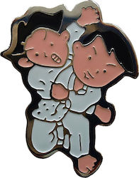 Olympus Sport Judo Brooch Judokas 5009018