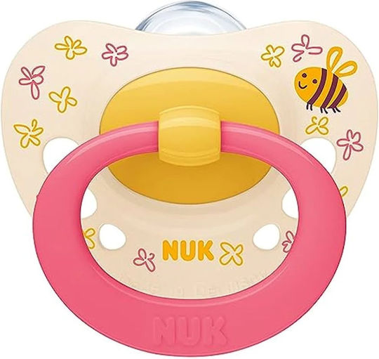 Nuk Signature Orthodontic Pacifier Silicone with Case Stars - Blue for 6-18 months