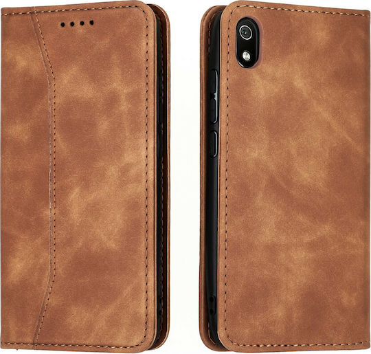 Bodycell PU Leather Brieftasche Synthetisches Leder Braun (Redmi 7A)