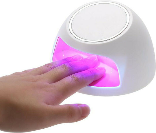 Nail Polish Curing Lamp UV / LED Battery Operated 24W White