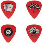 D'Andrea Guitar Pick Cool Plecs Rockabilly Medium Thickness 0.71mm 1pc