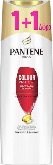 Pantene Pro V Colour Protect Шампоан Възстановяване/Подхранване И Запазване На Цвета За Оцветена Коса 2x370мл