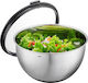 Gefu Stainless Steel Mixing Bowl Capacity 4.5lt with Diameter 27cm and Height 15cm.