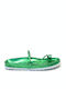 La Palma Women's Flat Sandals in Green Color