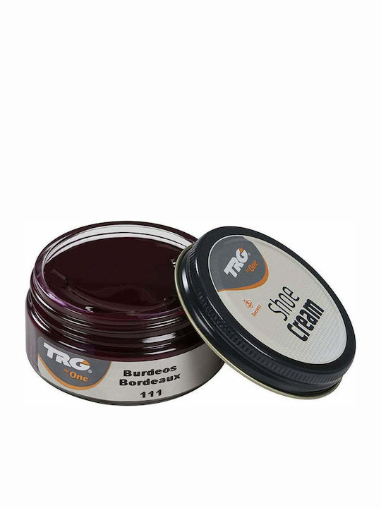 TRG the One Shoe Cream Βαφή για Δερμάτινα Παπούτσια Bordeaux 50ml
