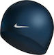 Nike Solid Silicone Adults Swimming Cap Blue