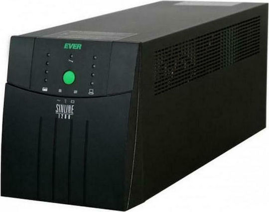 Ever Sinline 2000 UPS Line-Interactive 2000VA 1300W με 4 IEC Πρίζες
