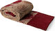 Silk Fashion 9217 Ριχτάρι Διθέσιου Καναπέ Chenille 180x250εκ. Κόκκινο 6978000000296