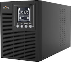 NJOY Echo Pro 1000 UPS On-Line 1000VA με 3 Schuko Πρίζες