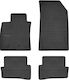 Frogum Set of Front and Rear Mats 4pcs from Rubber for Renault Clio 2012-2019 Black