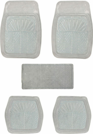 Carman Set of Front and Rear Mats Universal 5pcs 2020+ Transparent