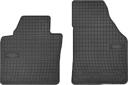 Frogum Front Mats 2pcs from Rubber for Volkswagen Caddy Black