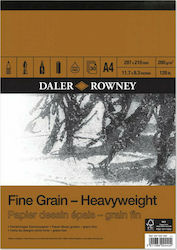 Daler Rowney Μπλοκ Ελεύθερου Σχεδίου Fine Grain Heavyweight Α3 200gr 30 Φύλλα