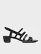 Camper Leather Women's Sandals Beth Black