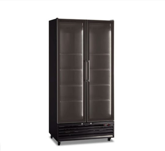 Klimaitalia ICOOL 110 Frigider pentru băuturi 1000lt Cu două uși Înălțime202.3xLățime113xAdâncime72cm Black