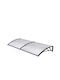 Home & Camp Polycarbonate Door / Window Canopy Roof P200xW80cm