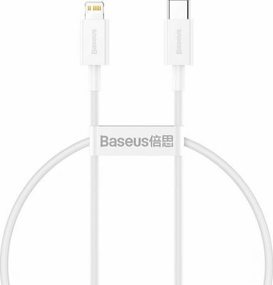 Baseus Superior USB-C zu Lightning Kabel 20W Weiß 0.25m (CATLYS-02)