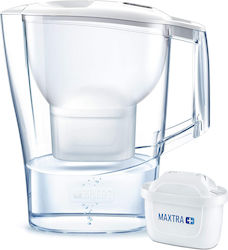 Brita Aluna Cană de servire Plastic White cu 1 filtru de schimb Maxtra+ 2400ml 1buc