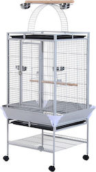 Pawhut Bird Cage Metal Wheeled Bird Cage 86x80x160cm 86x80x160cm. D10-016