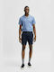 Selected Men's Shorts Navy Blue 16079389