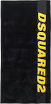 Dsquared2 Beach Towel Black 192x102cm