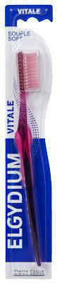 Elgydium Vitale Manual Toothbrush Soft Red 1pcs