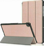 iNOS Smart Flip Cover Δερματίνης Ροζ Χρυσό (Lenovo Tab M10 HD (2nd Gen) 10.1")