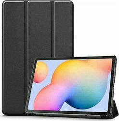 iNOS Smart Flip Cover Piele artificială Negru (Galaxy Tab S6 Lite 10.4)