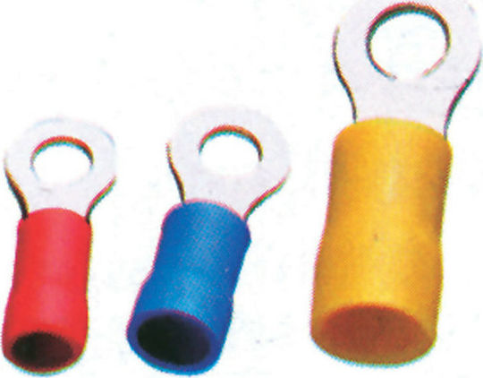 Lalizas Ακροδέκτες Οπής με Μόνωση 2.5-6mm² Κίτρινο σε σετ των 15τμχ