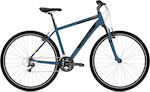 Ideal Nergetic 28" 2021 Μπλε Ποδήλατο Trekking με 24 Ταχύτητες