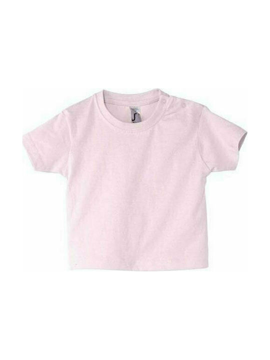 Sol's Kids T-shirt Pale Pink Mosquito