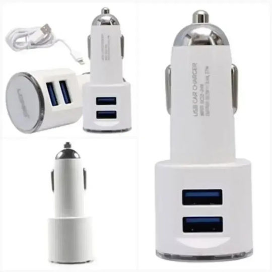 Andowl Φορτιστής Αυτοκινήτου 2.4A με Θύρες: 2xUSB