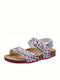 Παιδικά Πέδιλα Zanita Fantasia Leonardo Leopard Πολύχρωμα