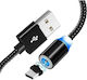Ezra DC38 1.2m Braided / Magnetic USB 2.0 to micro USB Cable