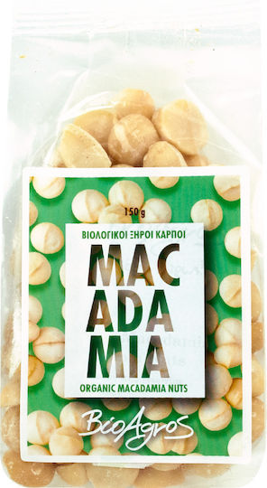 Βιο Αγρός Βιολογικά Μακαντέμια Ωμά Ψίχα Χωρίς Αλάτι 150gr