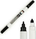 Sugarworld Liquid Food Colouring Μαρκαδόρος Διπλός Black 1pcs in a Pen