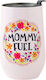 Natural Life Glass Thermos Stainless Steel 410ml White with Mouthpiece