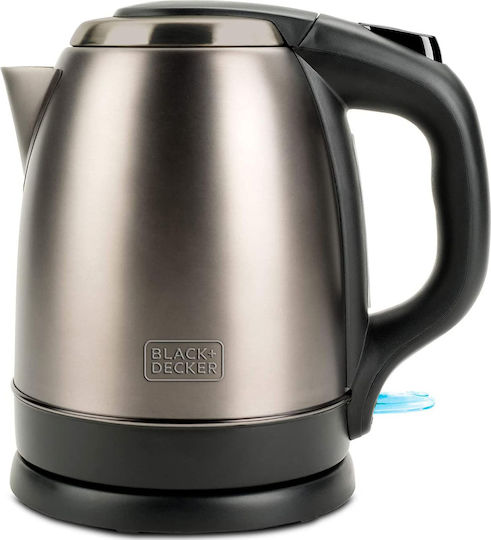 Black & Decker BXKE2202E Reisekessel 1.2Es 2200W Silber