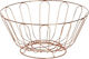 Estia Fruit Bowl Metallic Copper 24x24x12cm