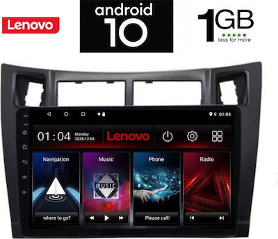Lenovo Car-Audiosystem für Toyota Yaris 2006-2011 (Bluetooth/USB/AUX/WiFi/GPS) mit Touchscreen 9" IQ-AN X5952_GPS