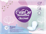 Every Day Sensitive Discreet Super No2 Women's Incontinence Pad Normal Flow 4 Drops 10pcs