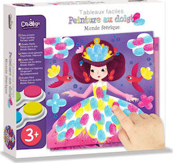 Crealign Painting Δακτυλομπογιές Νεραϊδόκοσμος for Children 3++ Years