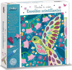 Crealign Kids' Craft Διακοσμώ με Glitter Μαγικά Πουλιά for Children 5++ Years