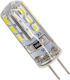 GloboStar LED Bulb 2W for Socket G4 Cool White 200lm Dimmable