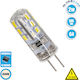 GloboStar LED Bulb 2W for Socket G4 Natural White 190lm Dimmable