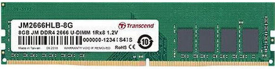 Transcend 16GB DDR4 RAM cu Viteză 3200 pentru Desktop