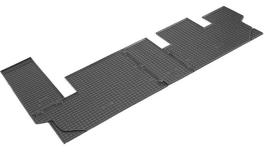 Rigum Rear Mats 4pcs for Peugeot Expert Tepee Fiat Scudo Citroen Jumpy 2007-2015 Black