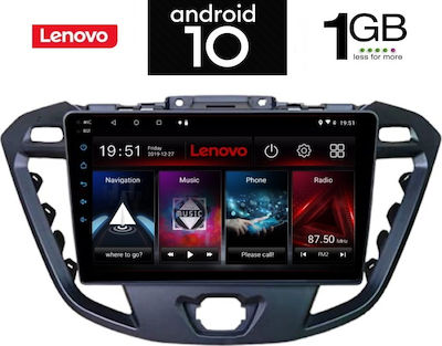 Lenovo Car-Audiosystem für Ford Transit Custom / Tourneo Custom / Transit / Tourneo Courier / Tourneo / Kurier / Transit Kurier 2013> (Bluetooth/USB/AUX/WiFi/GPS) mit Touchscreen 9" IQ-AN X5766_GPS